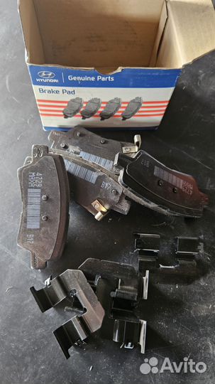 Колодки тормозные задние Solaris 17- ORG