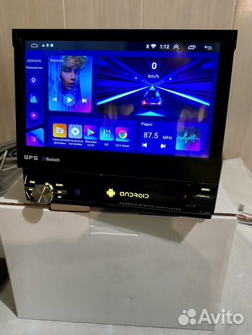Магнитола 1din 2/32GB android с выдвижным экраном объявление продам