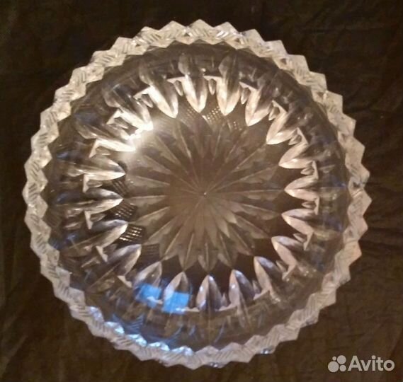 Ваза хрустальная