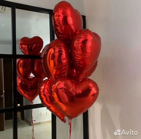 Фольгированные шары новые сердце