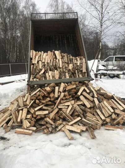 Дрова березовые колотые