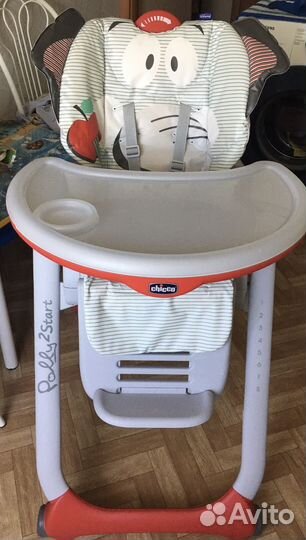 Стул для кормления chicco polly 2 start