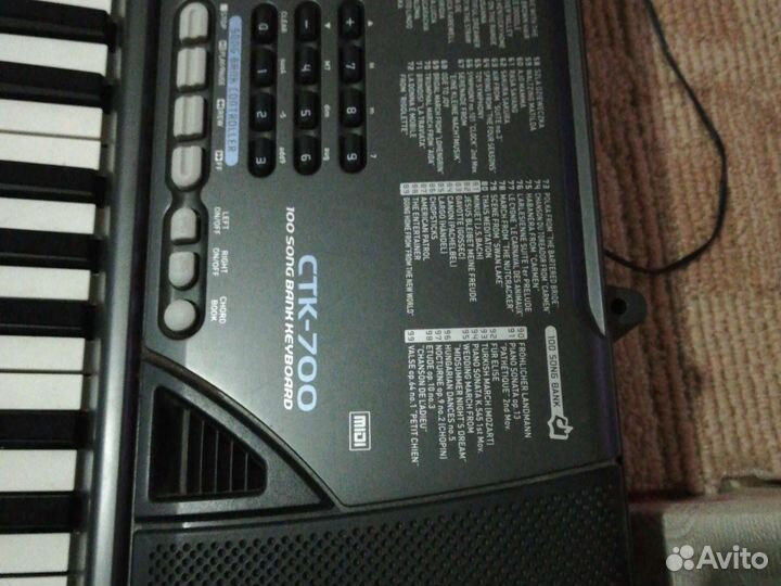Синтезатор casio ctk 700