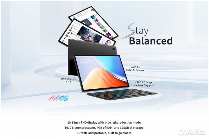 Планшет Teclast M40S 4/128GB LTE Black