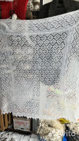 Палантины,паутинки косынки Шали из козьего пуха ру