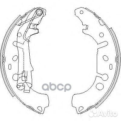 4192.00 колодки барабанные Opel Corsa D 1.0-1