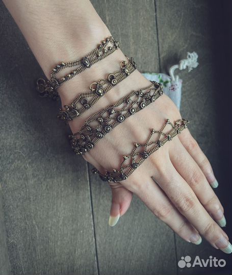 Браслет на ногу этно бохо ножные браслеты восток