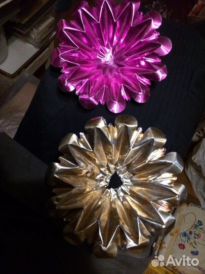 Елочные игрушки 50-х годов, СССР (коробка)