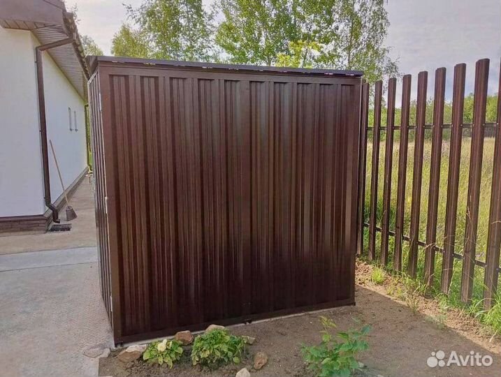 Хозблок дачный металлический