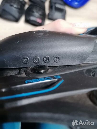 Роликовые коньки детские с защитой