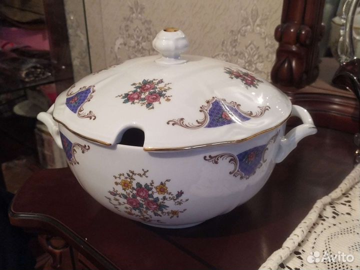 Супница фарфоровая пр- ва Чехия