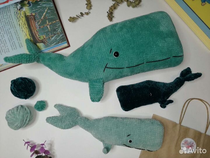 Кашалот плюшевый