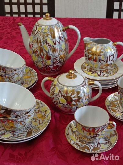 Чайно-кофейный сервиз лфз, 30предметов