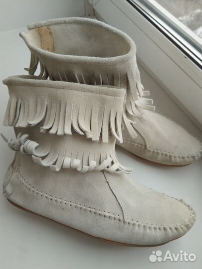 Ботинки замша лето Португалия 38-39 размер