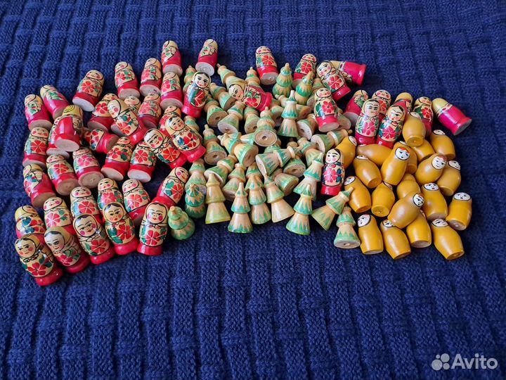 Счётный материал Ёлочки Матрешки