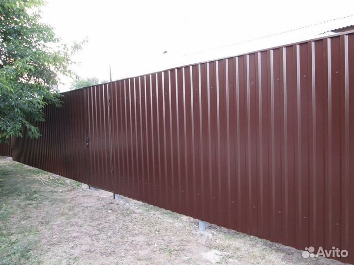 Забор из профнастила 