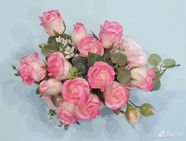 Розы из мыла в сумочке