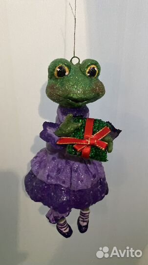 Елочные игрушки из ваты