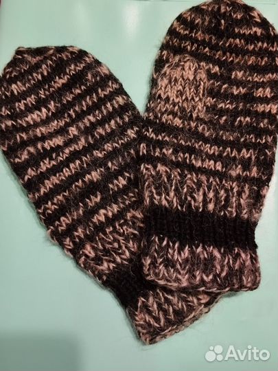 Варежки женские зимние теплые