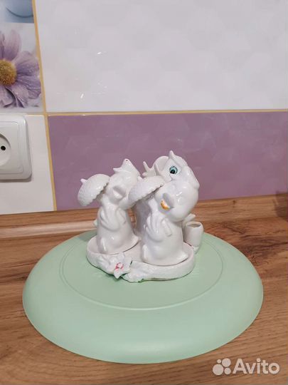 Набор солонка и перечница, салфетница