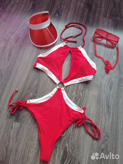 Купальник + Бейсболка +Очки