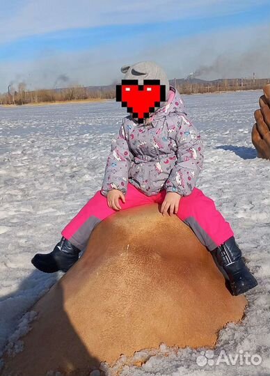 Парка зимний костюм для девочки.куртка и комбинезо