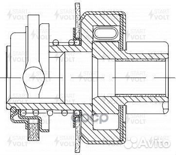 Бендикс стартера VAG Passat (88) 1.8i/Transporter