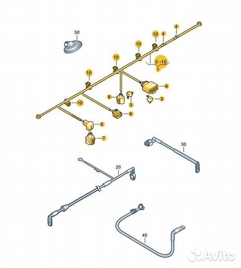 Массовый провод Skoda Rapid CWV 678727 2019