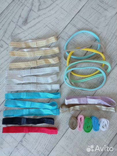 Резинки, повязки на голову, ободки