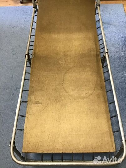 Раскладушка брезентовая