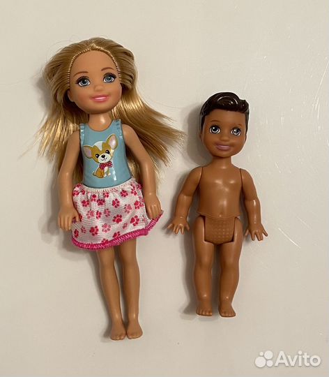Кукла барби кен Челси Skipper babysitters