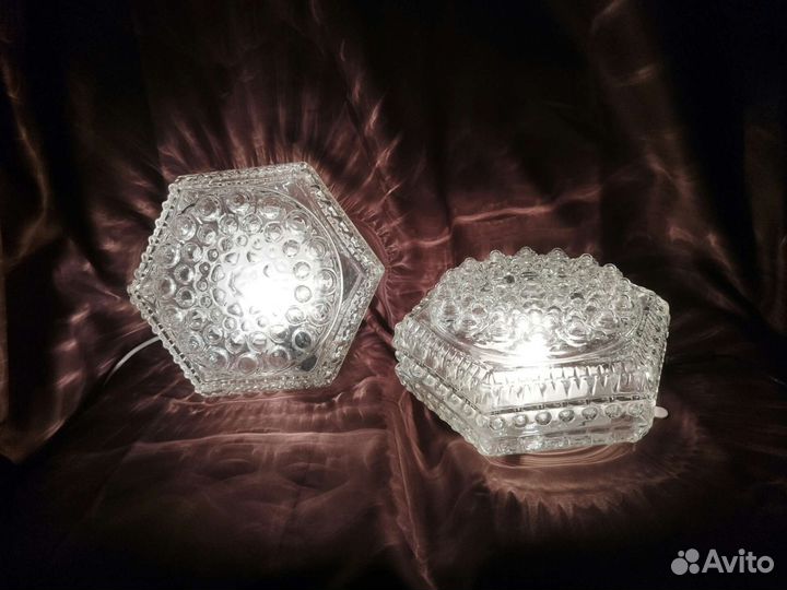 Настенно-потолочный светильник СССР 2 шт