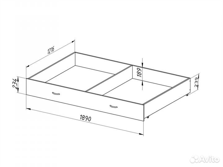 Кровать двухъярусная Толедо 1Я
