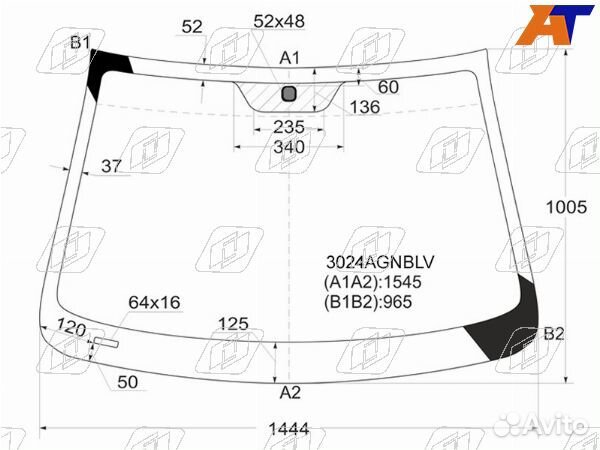 Стекло лобовое chevrolet captiva