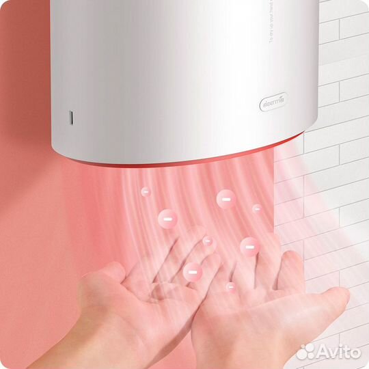 Фен с сушилкой для рук Xiaomi Deerma DEM-GS100