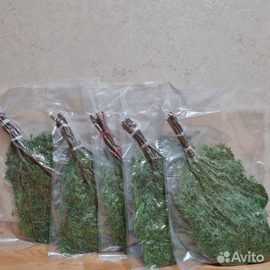 Набор можжевеловых веников 5 шт
