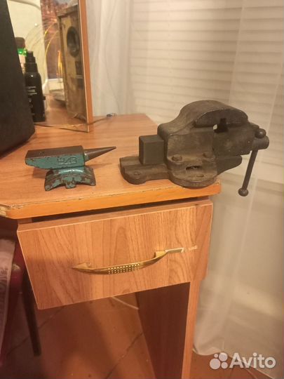 Мини наковальна для золото, тиски, СССР