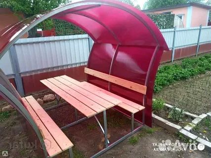 Беседка из поликарбоната