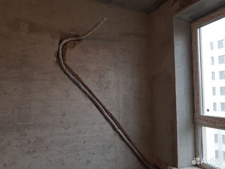 Монтаж кондиционеров / Закладка трассы