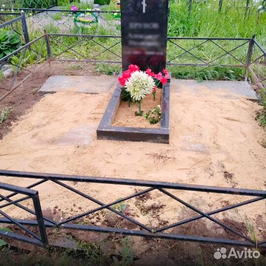 Оградки на кладбище