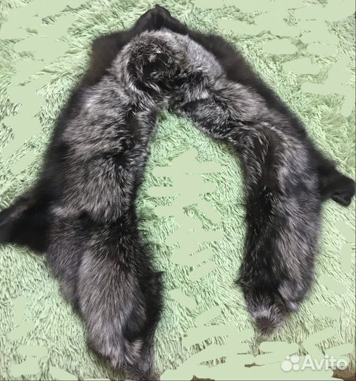 Меховая горжетка/воротник из Чернобурки