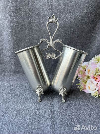 Гриссиница, салфетница, ваза из олова