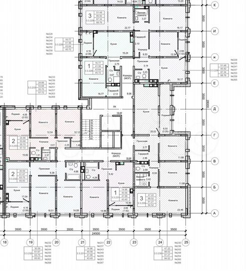 2-к. квартира, 64 м², 5/9 эт.