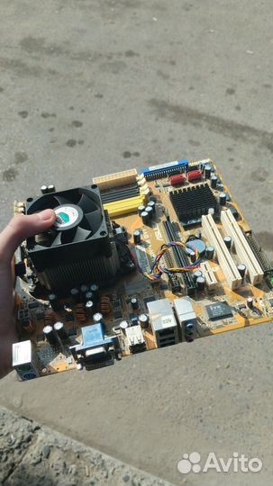 Комплект мать + проц