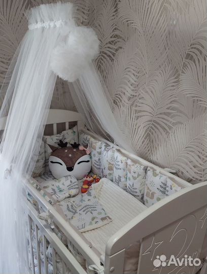 Балдахин в детсую кроватку