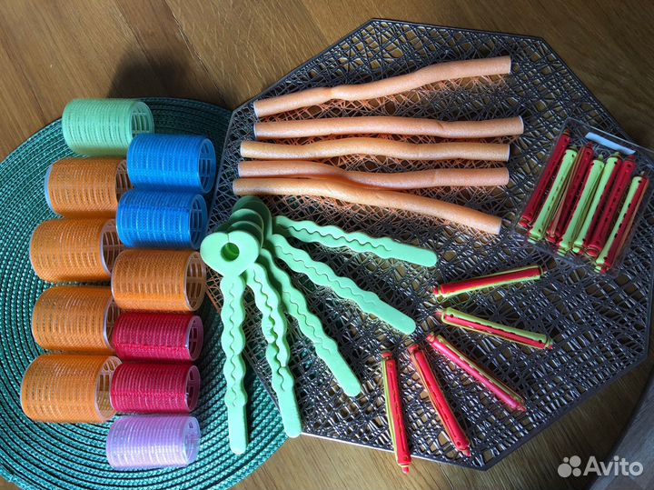 Бигуди разные коклюшки папильотки