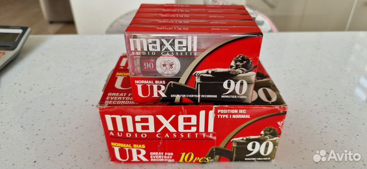 Аудиокассеты новые в упаковке
