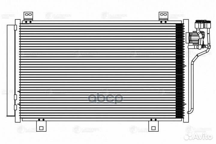 Радиатор кондиц. для а/м Mazda CX-5 (11) (lrac