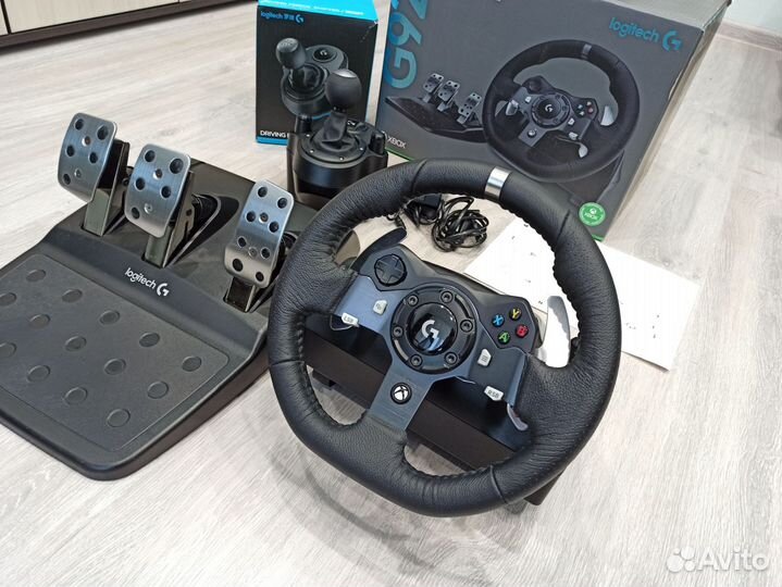 Руль Logitech G920 +кпп