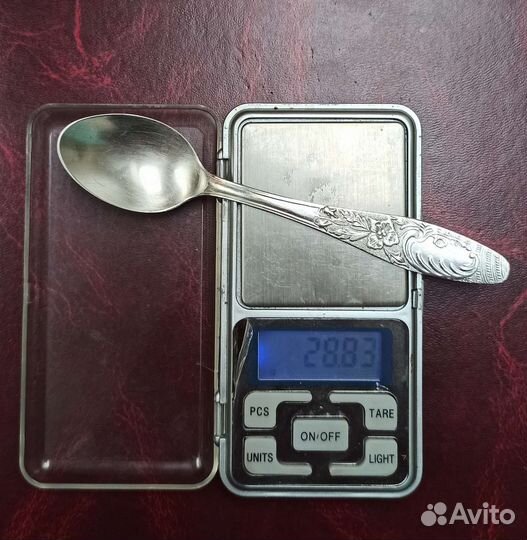 Чайная ложка серебро СССР 875 пробы